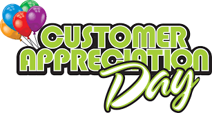 Customer Appreciation Day! Saturday, October 28th @ 10 am