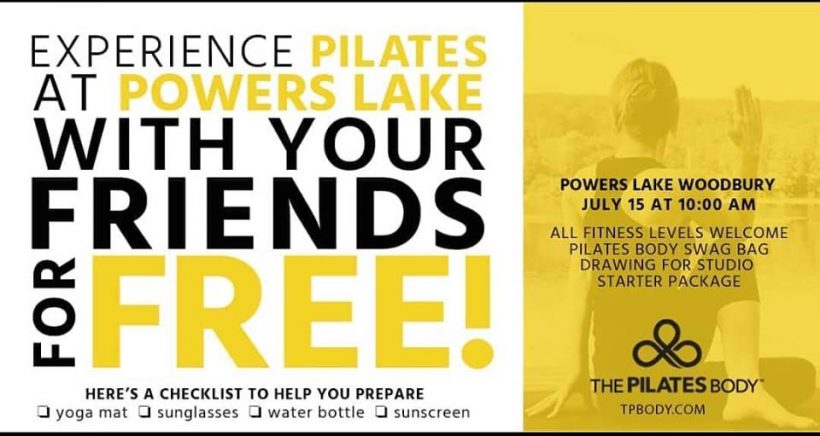 Pilates In The Park! July 15th